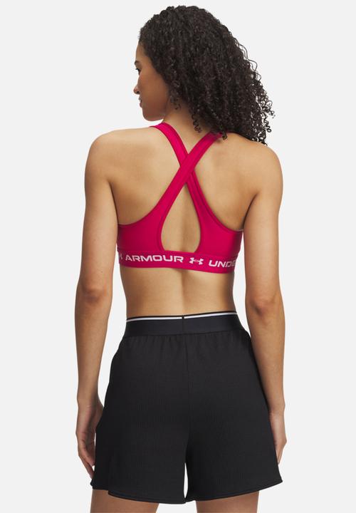 Under Armour - Crossback Mid Bra - pink
