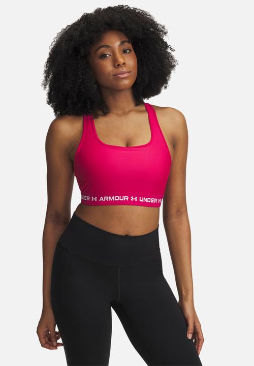 Under Armour - Crossback Mid Bra - pink