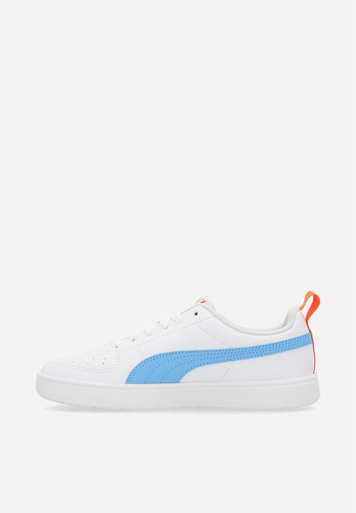 PUMA - Puma Rickie Jr-Puma White - Team Light Blue-Orange Glo