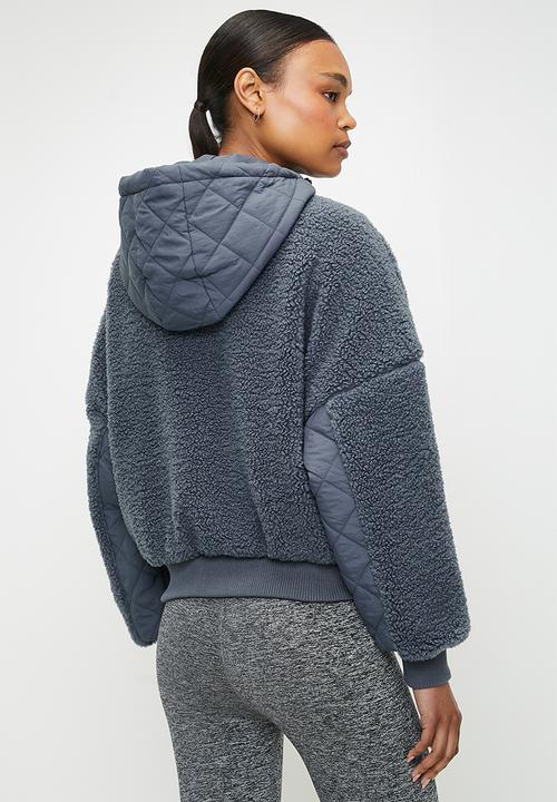 Cotton On - Match Pocket Hooded Jacket - Folkstone Grey