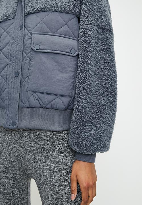Cotton On - Match Pocket Hooded Jacket - Folkstone Grey