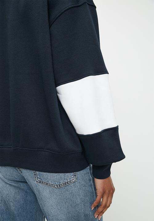 Cotton On - Licensed graphic crew sweatshirt - lcn i love ny/ink navy