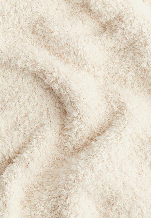 H&M - Fluffy-knit dress - light beige