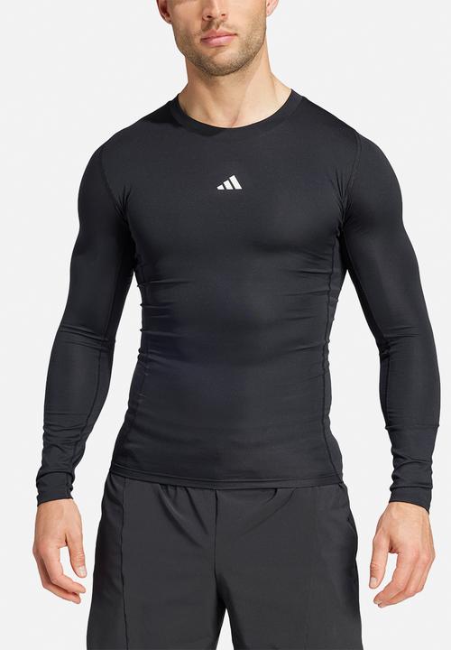 adidas Performance - TECHFIT Compression Training Long Sleeve Tee - Black