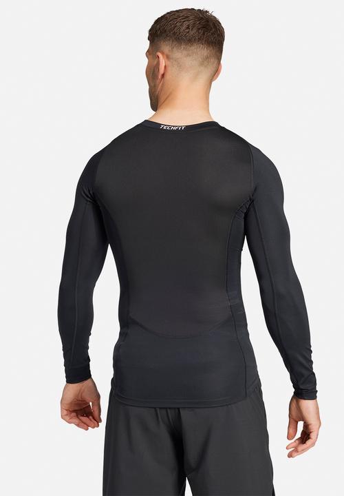 adidas Performance - TECHFIT Compression Training Long Sleeve Tee - Black