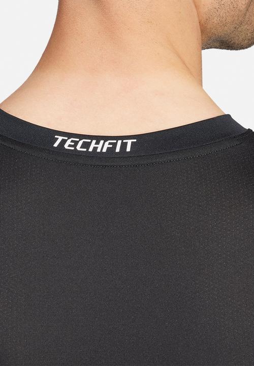 adidas Performance - TECHFIT Compression Training Long Sleeve Tee - Black