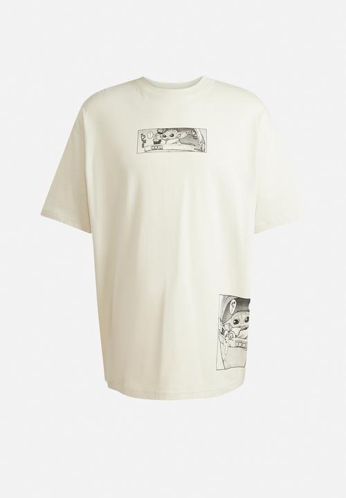 adidas Performance - adidas x Star Wars The Mandalorian Loose-Fit T-Shirt - Beige