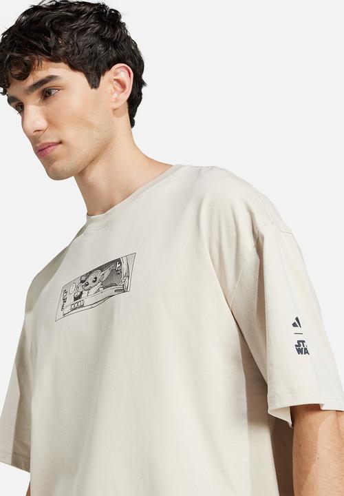 adidas Performance - adidas x Star Wars The Mandalorian Loose-Fit T-Shirt - Beige