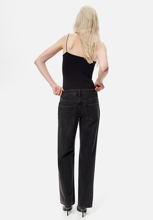 H&M - Straight regular jeans - black