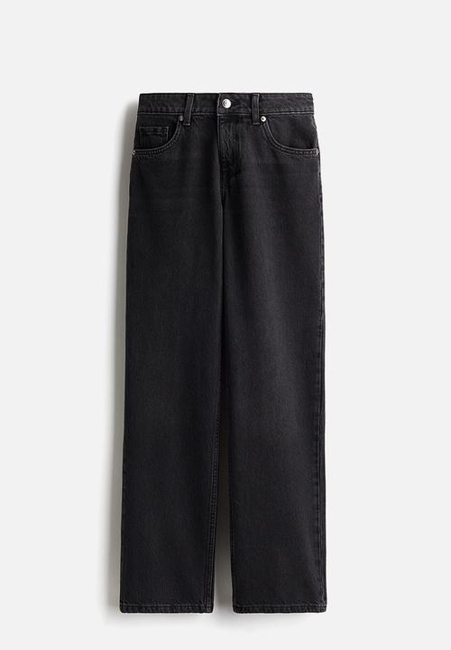 H&M - Straight regular jeans - black