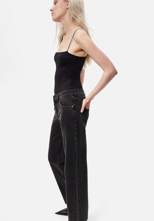 H&M - Straight regular jeans - black