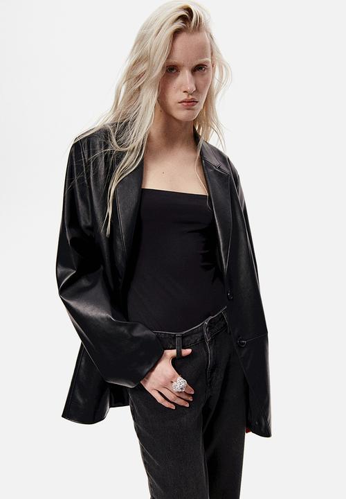 H&M - Straight regular jeans - black
