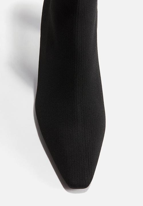 H&M - Calf-high sock boots - black
