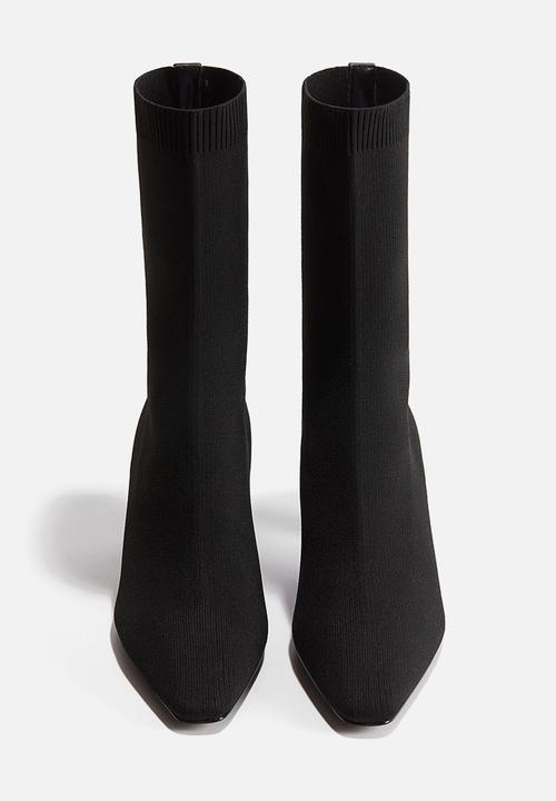 H&M - Calf-high sock boots - black