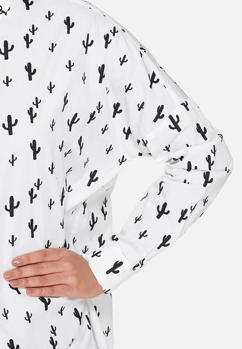 Noisy May - Cactus oversize shirt