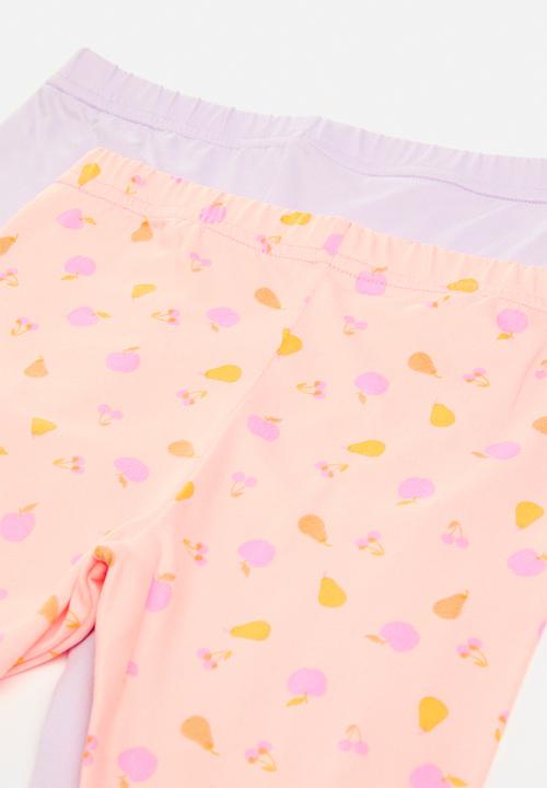 Pop Candy - 2 pack leggings - lilac/fruit multi
