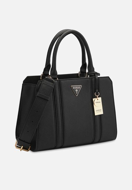 GUESS - Cassian satchel tote bag - black