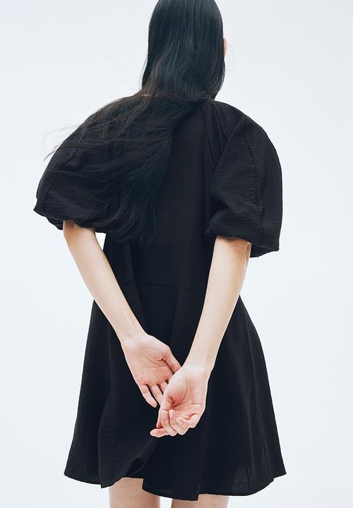 H&M - Flared-skirt dress - black