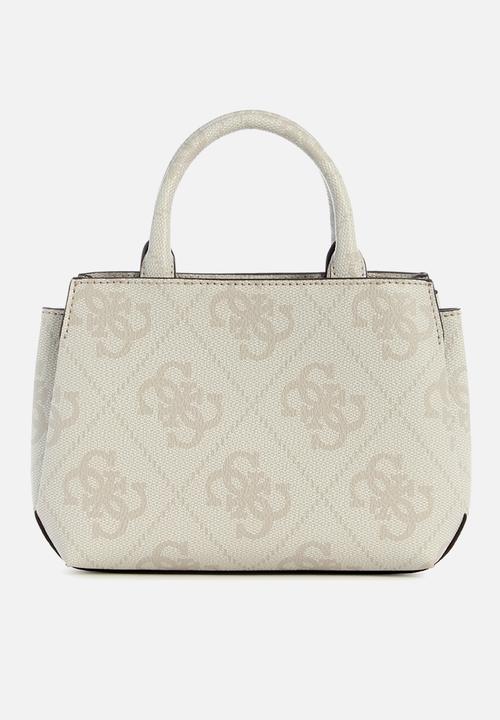 GUESS - Lorelei mini satchel tote bag -bone logo