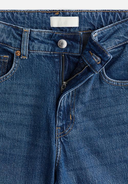 H&M - Wide high jeans - denim blue