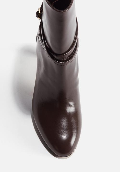 H&M - Heeled ankle boots - dark brown