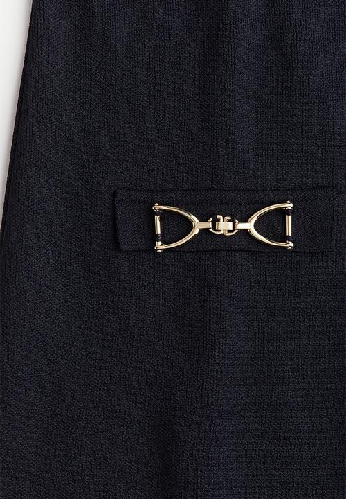 H&M - Collared dress - navy blue