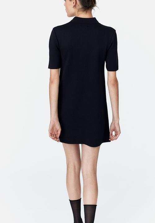 H&M - Collared dress - navy blue