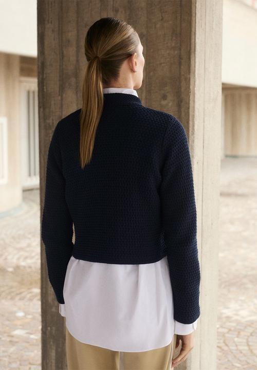 MANGO - Jacket Garfio - Navy