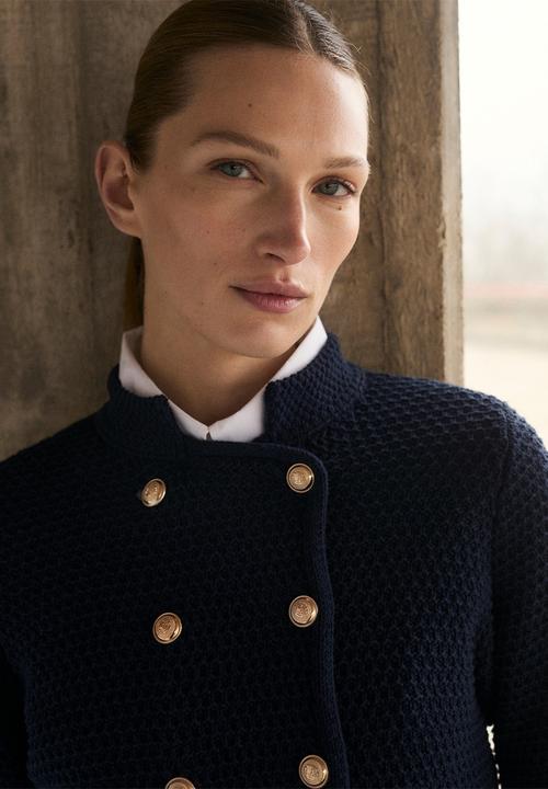 MANGO - Jacket Garfio - Navy