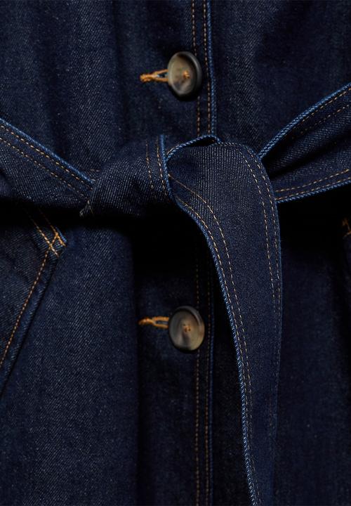 MANGO - Trenchcoat Amelia - Open Blue