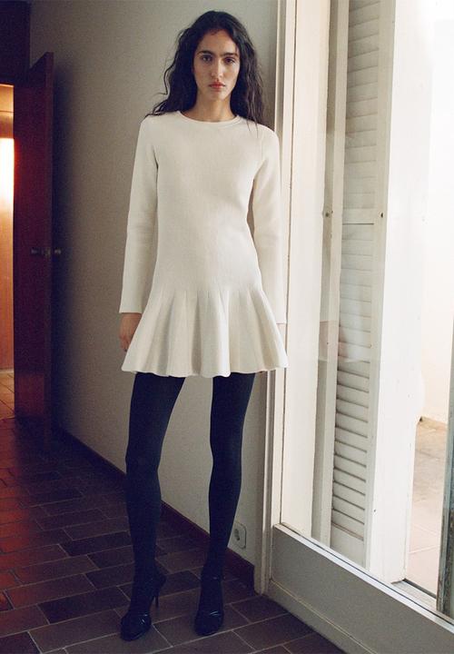MANGO - Dress Ottom - Light Beige