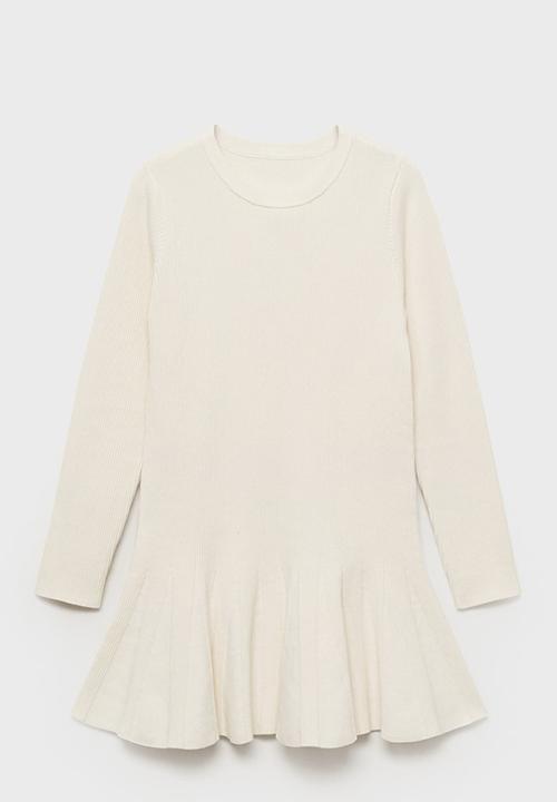 MANGO - Dress Ottom - Light Beige