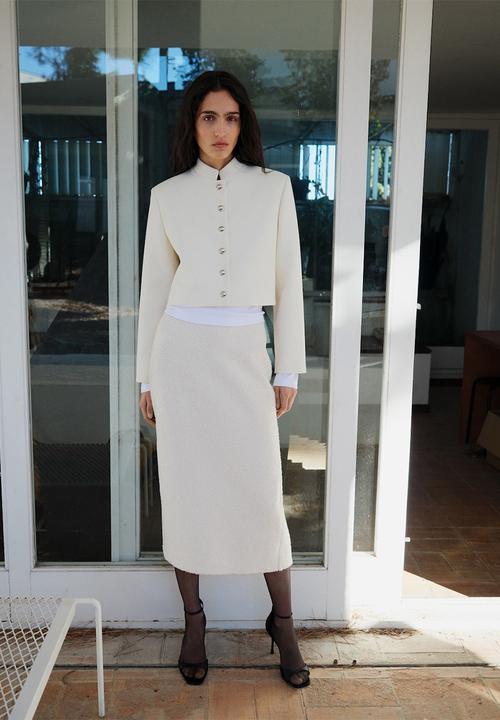 MANGO - Jacket Denver - Light Beige