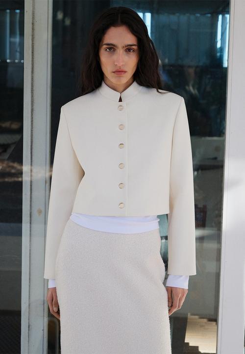 MANGO - Jacket Denver - Light Beige