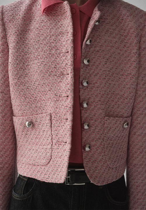 MANGO - Jacket Karakoy - Pink