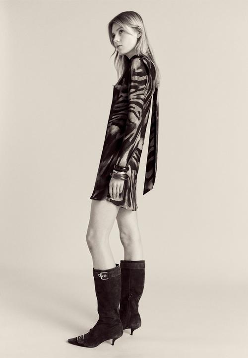 MANGO - Dress Martina - Brown
