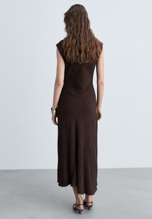 MANGO - Dress Noel - Brown