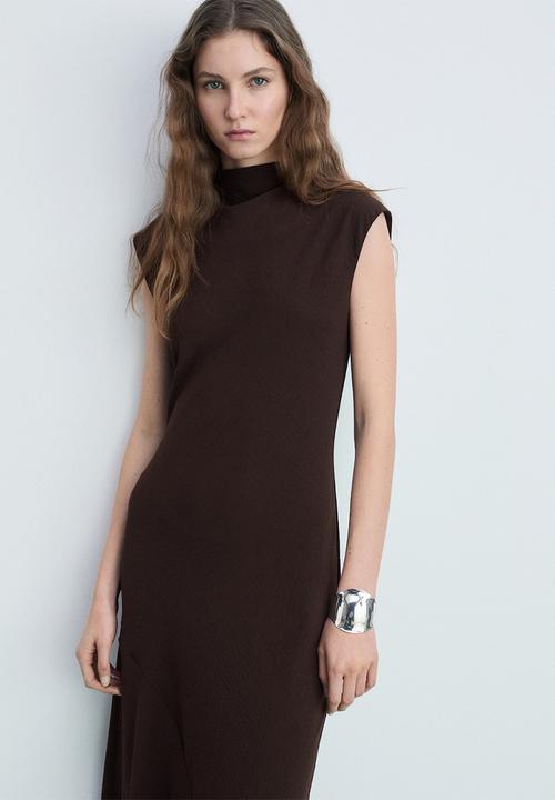 MANGO - Dress Noel - Brown