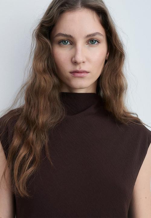 MANGO - Dress Noel - Brown