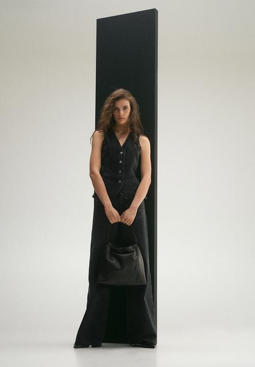 MANGO - Vest Daphne - Open Gray