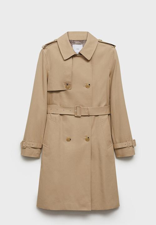 MANGO - Trench Coat Polana - Light Beige