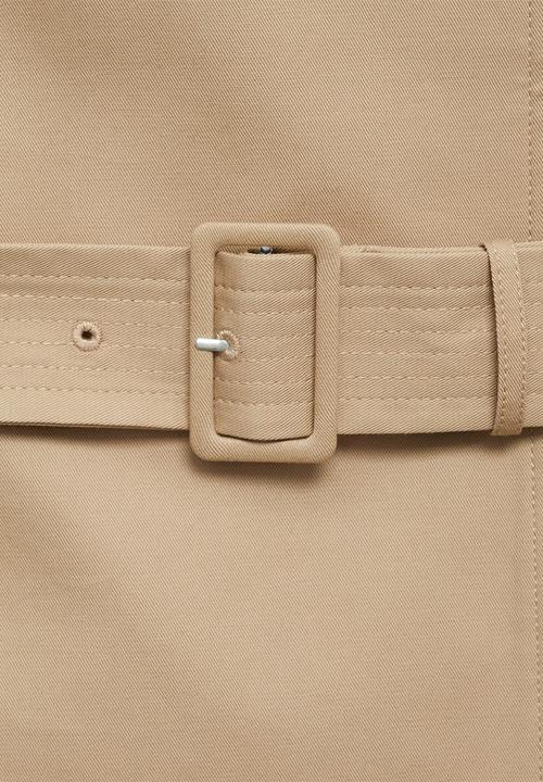 MANGO - Trench Coat Polana - Light Beige