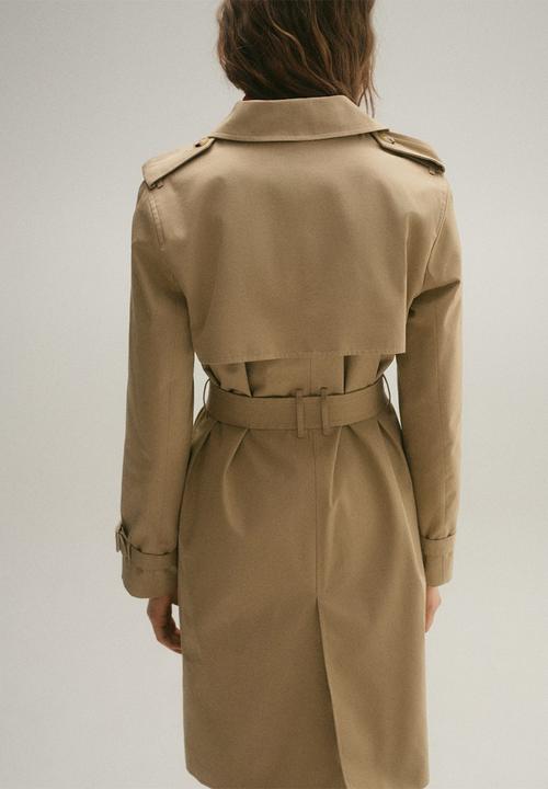 MANGO - Trench Coat Polana - Light Beige