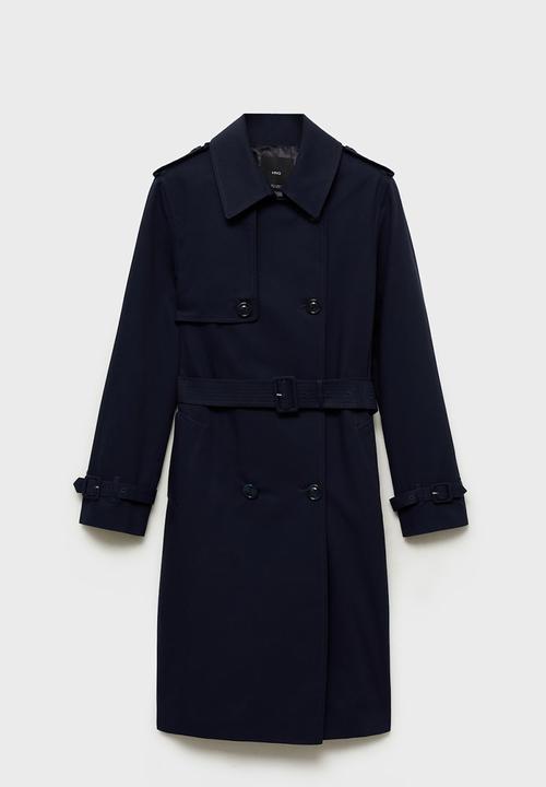 MANGO - Trenchcoat Polana - Navy
