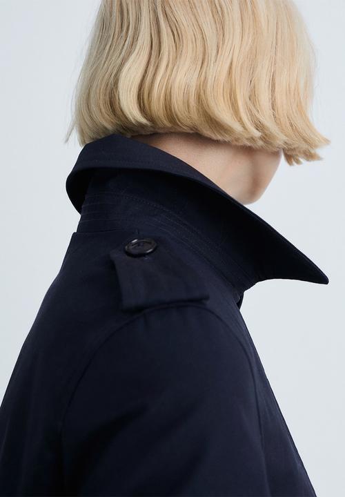 MANGO - Trenchcoat Polana - Navy