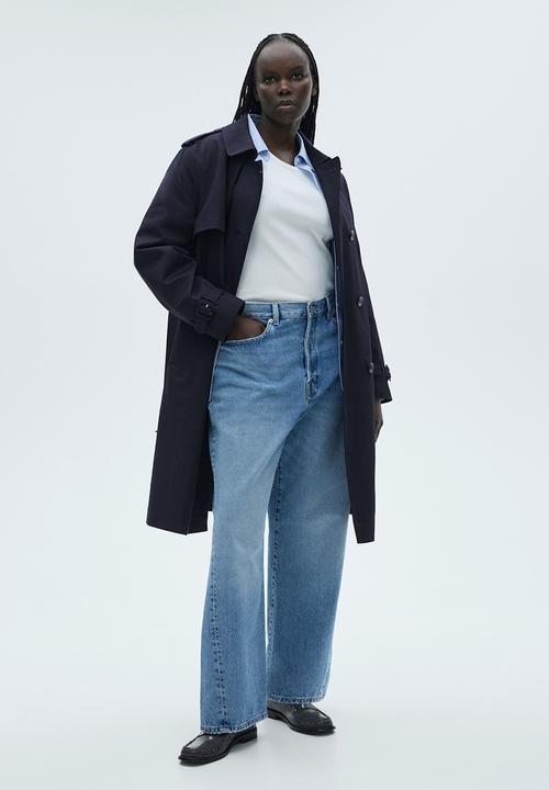 MANGO - Trenchcoat Polana - Navy