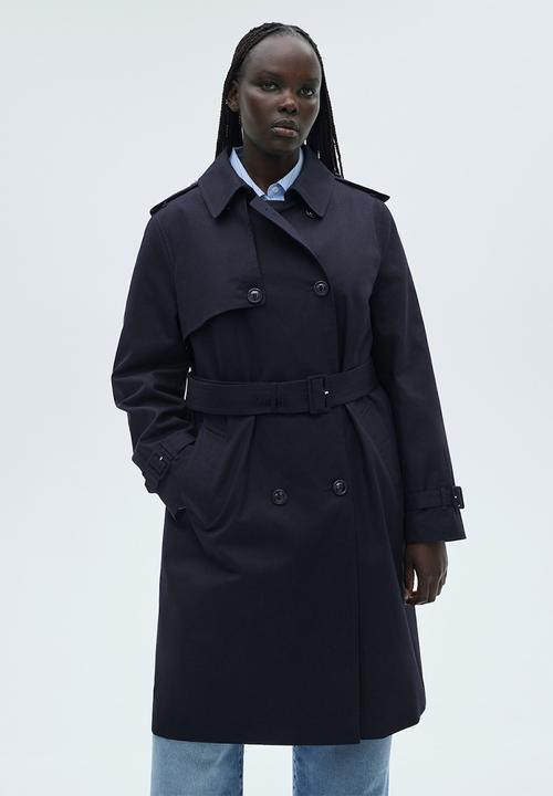 MANGO - Trenchcoat Polana - Navy