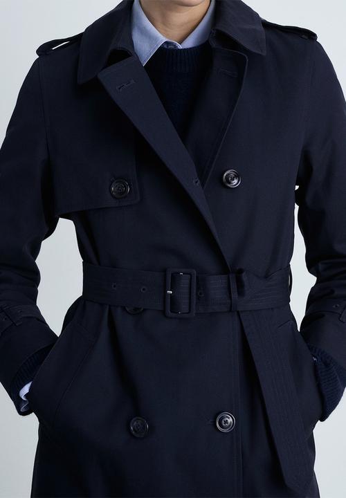 MANGO - Trenchcoat Polana - Navy