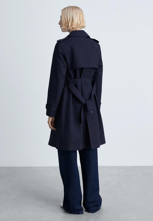MANGO - Trenchcoat Polana - Navy