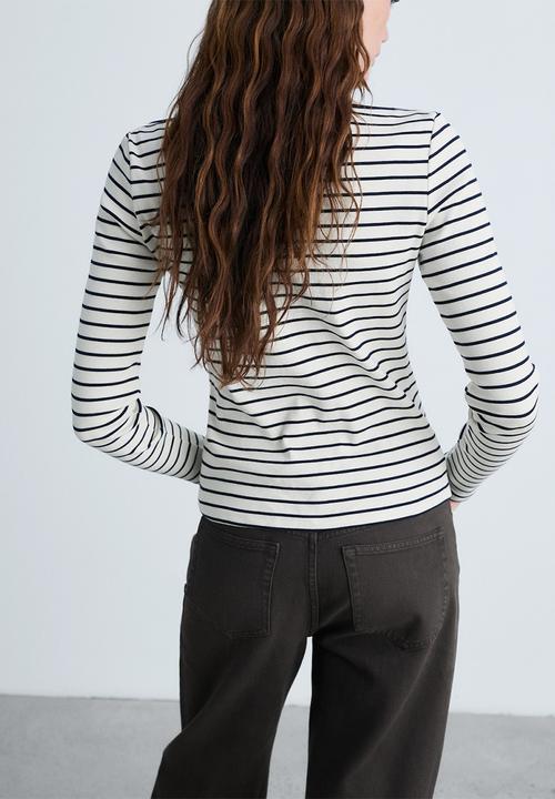 MANGO - T-Shirt Frenchi - Natural